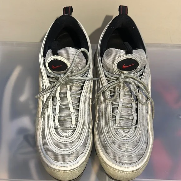 Nike Silver and Black Sneakers - Picture 5 of 7